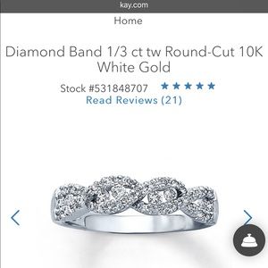Kay Jewelers Infiniti Diamond Band